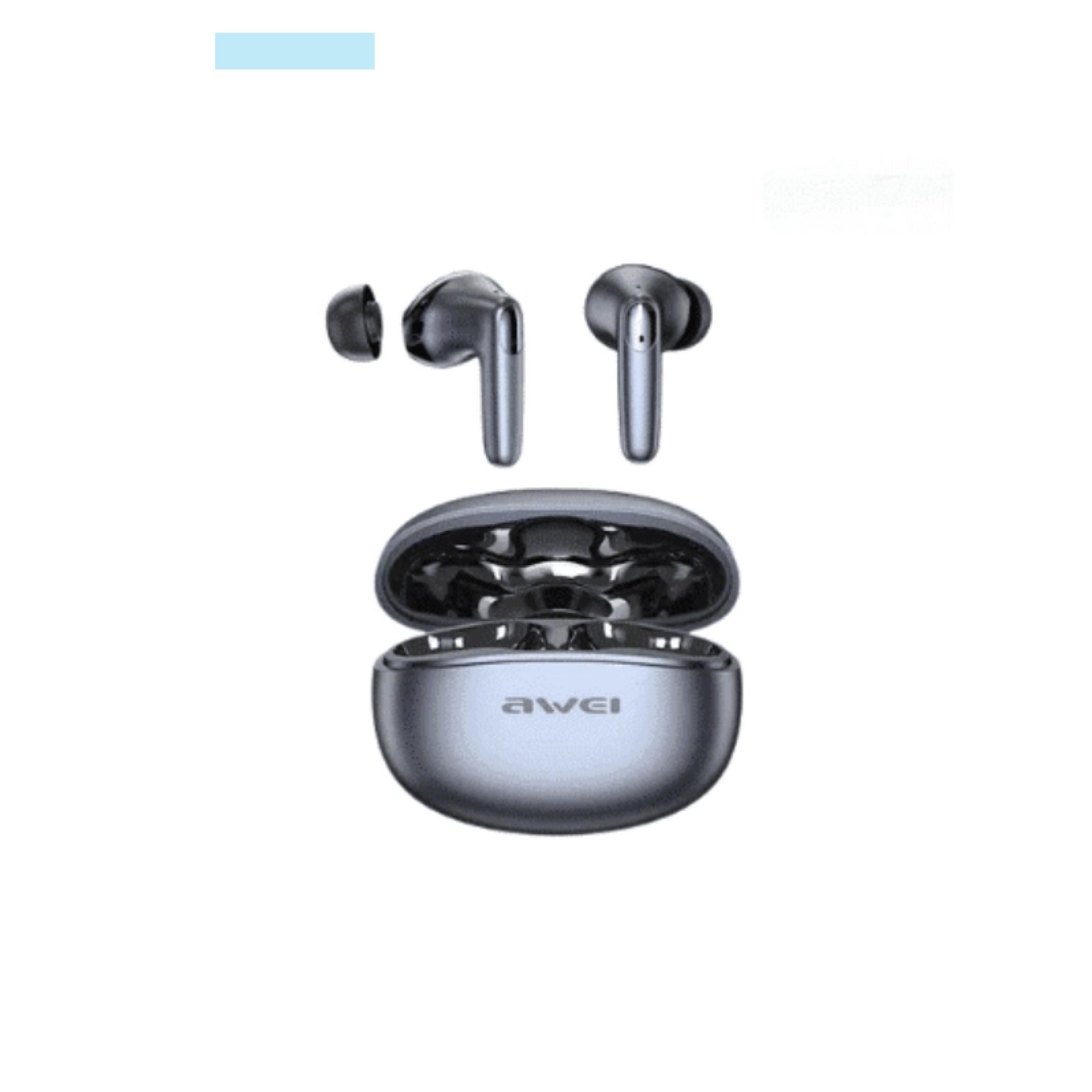 Awei T90 2 in 1 ENC Wireless Bluetooth Earbuds With Mic Noise Reduction Headphones