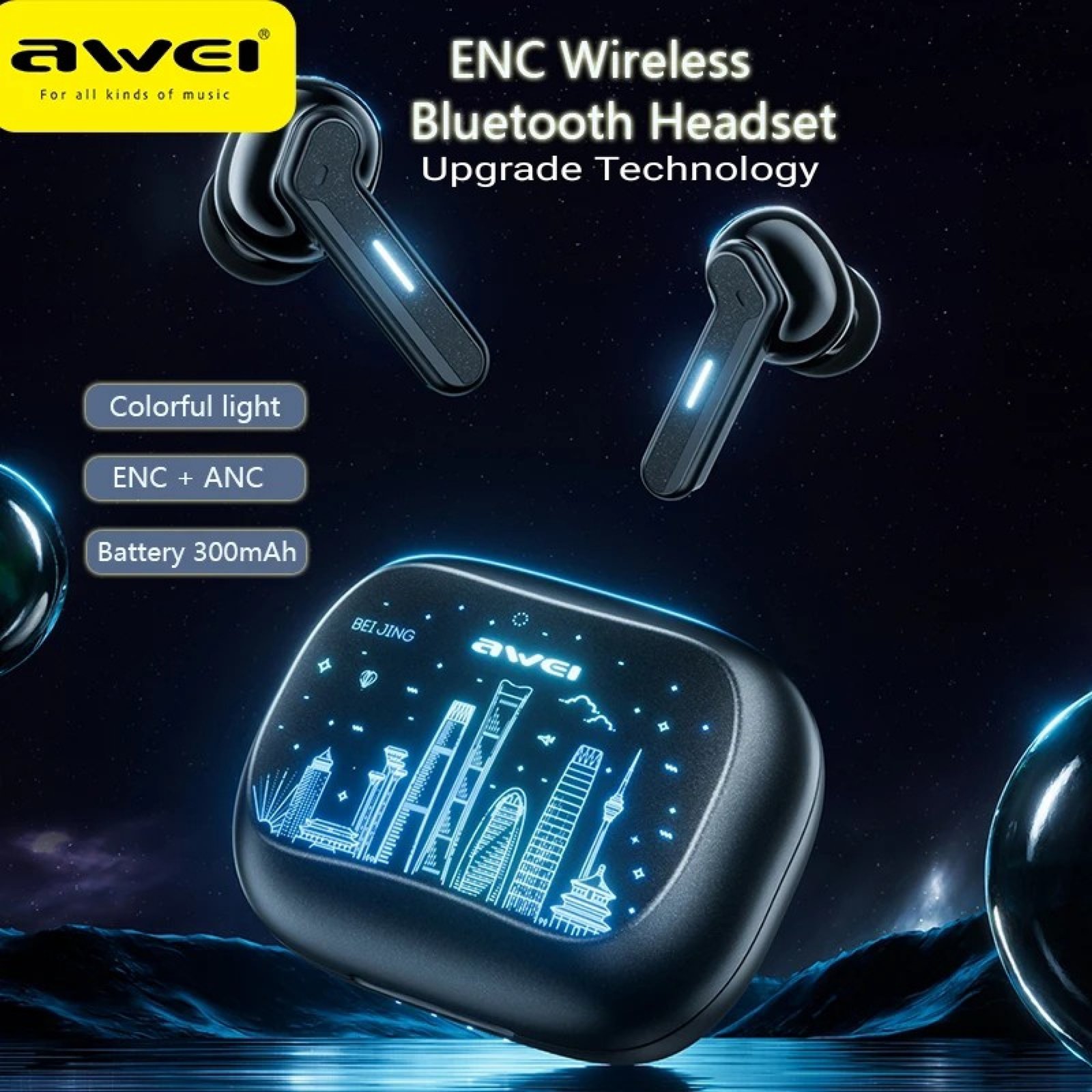 Awei T53 (ANC) True Wireless Earbuds